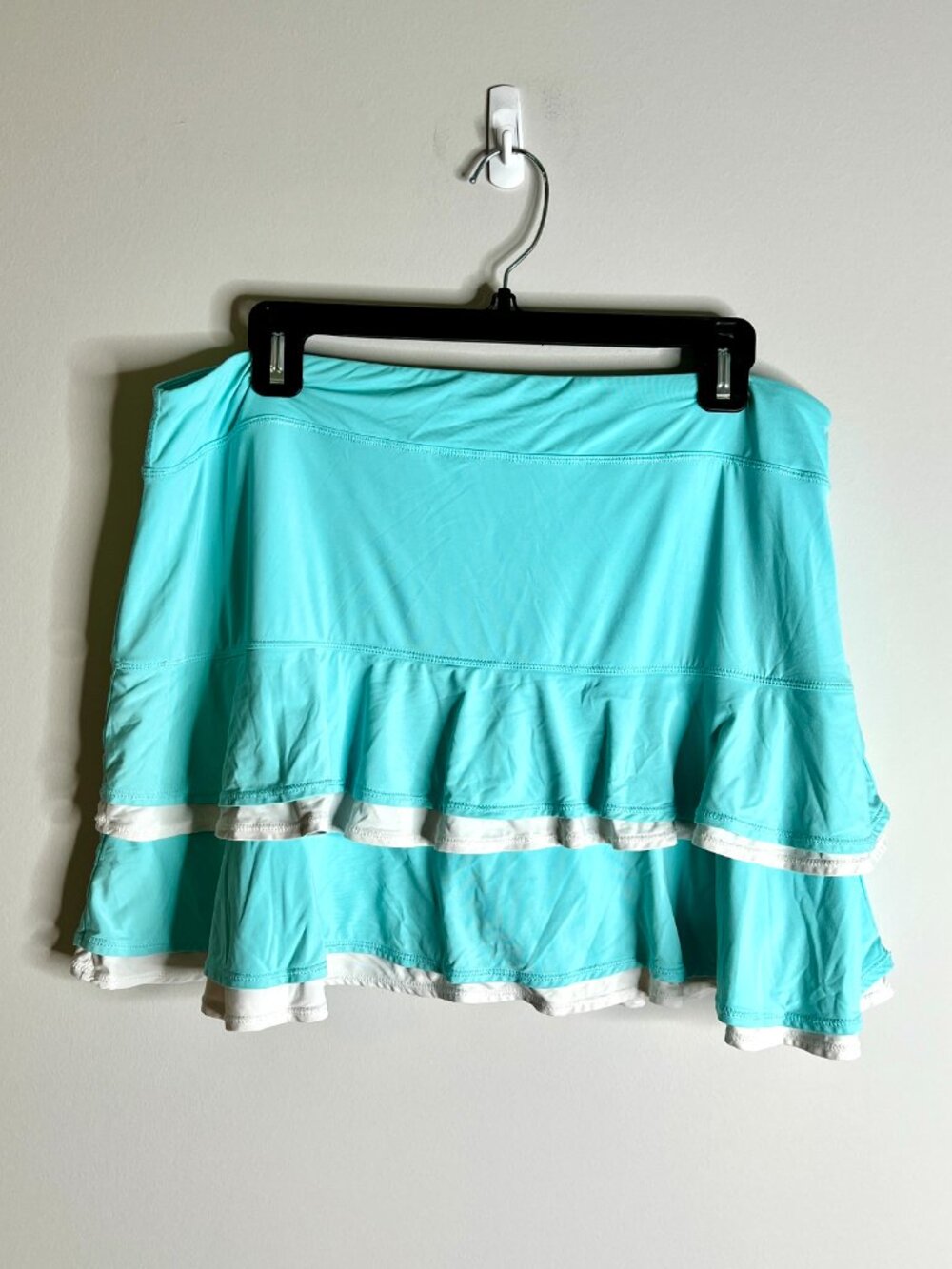 Lilly Pulitzer Luxletic Lela Skort Turquoise Athleisure Sport Outdoor Sz XL - Picture 5 of 5